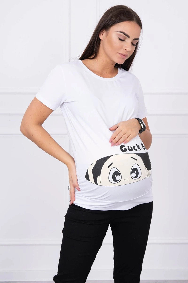 Materská blúzka Guck biela M-L-XL