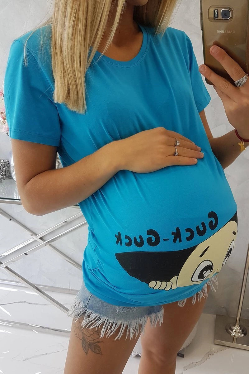 Materská blúzka Guck tyrkysový M-L-XL