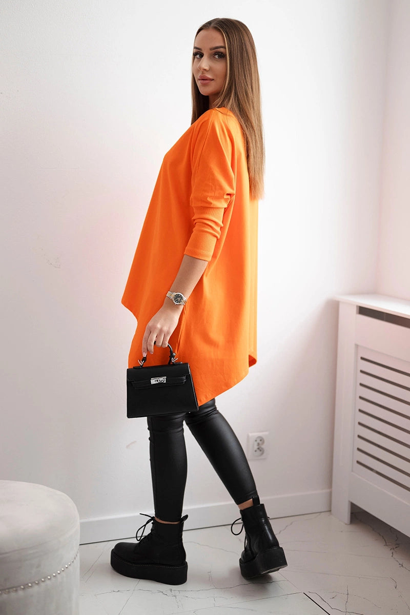 Blúzka oversize oranžový univerzálne