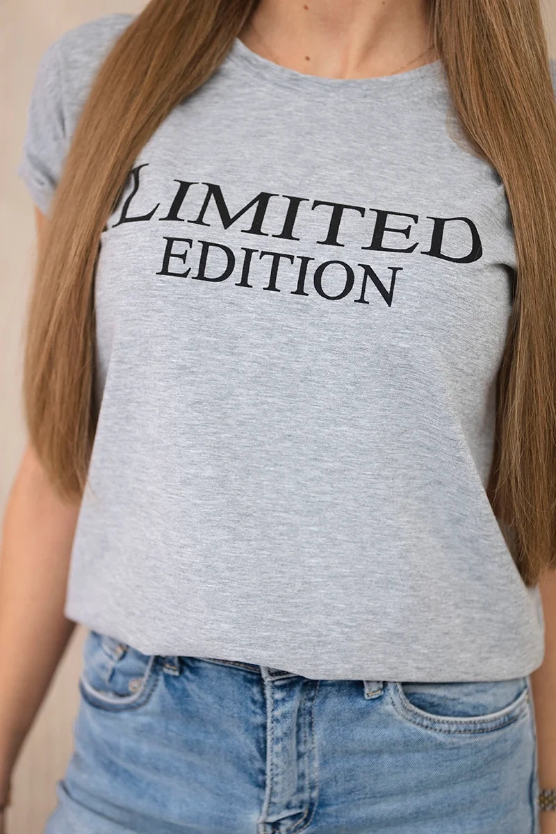 Blúzka Limited edition šedá univerzálne