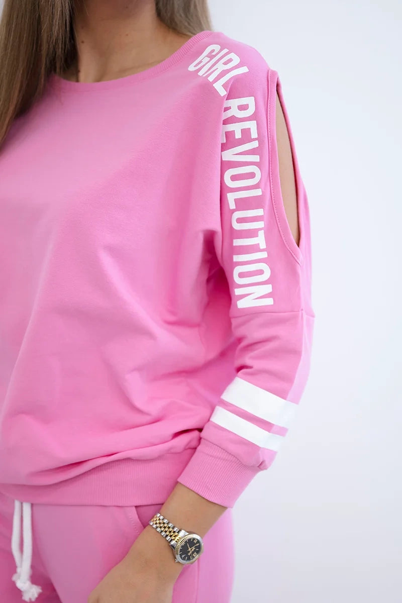 Súprava Girl Revolution svetlo ružová univerzálne