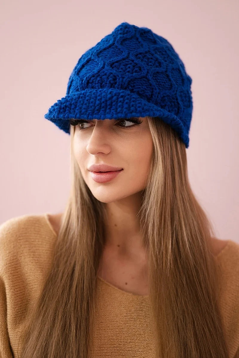 Čapica с fleece Roma Bis K235 farba chrpa modrá univerzálne