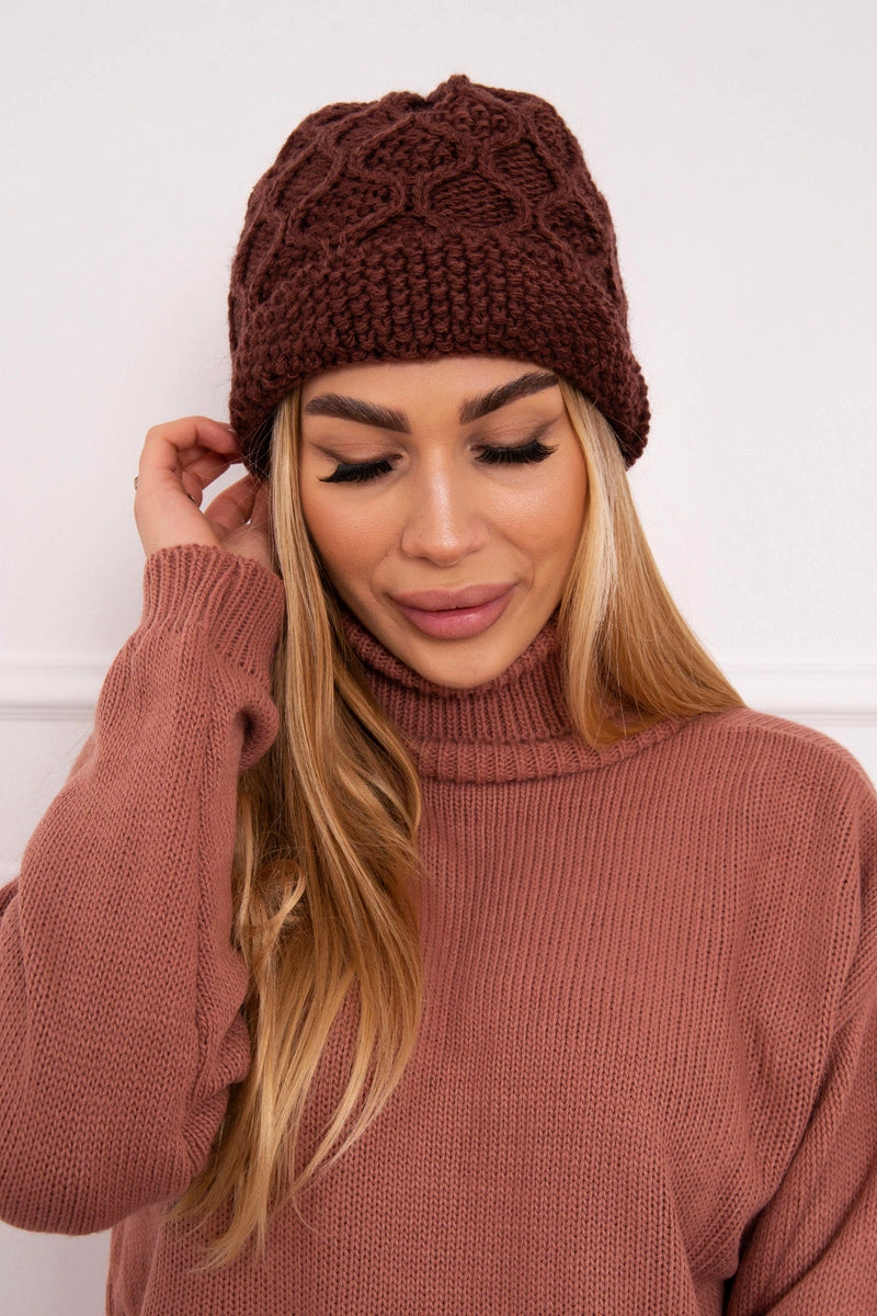 Čapica с fleece Roma Bis K235 hnedá univerzálne