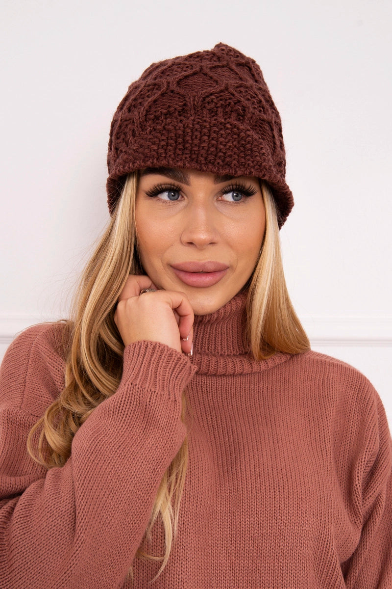 Čapica с fleece Roma Bis K235 hnedá univerzálne