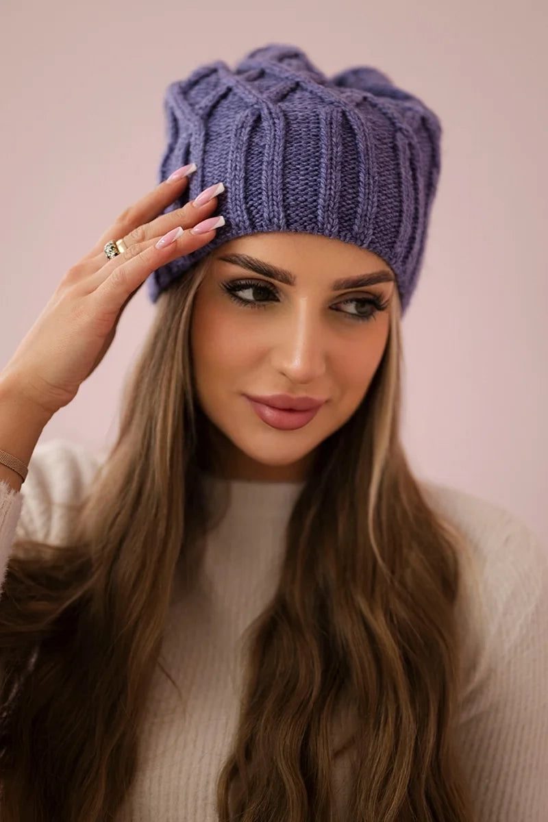 Čapica с fleece Milano K203 fialový univerzálne