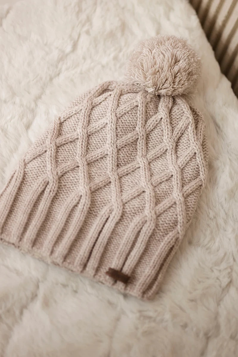 Čapica с fleece Milano K203 svetlo béžová univerzálne