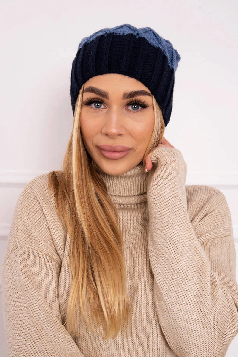 Čapica с fleece Milano K203 džínsy+námornícka modrá univerzálne