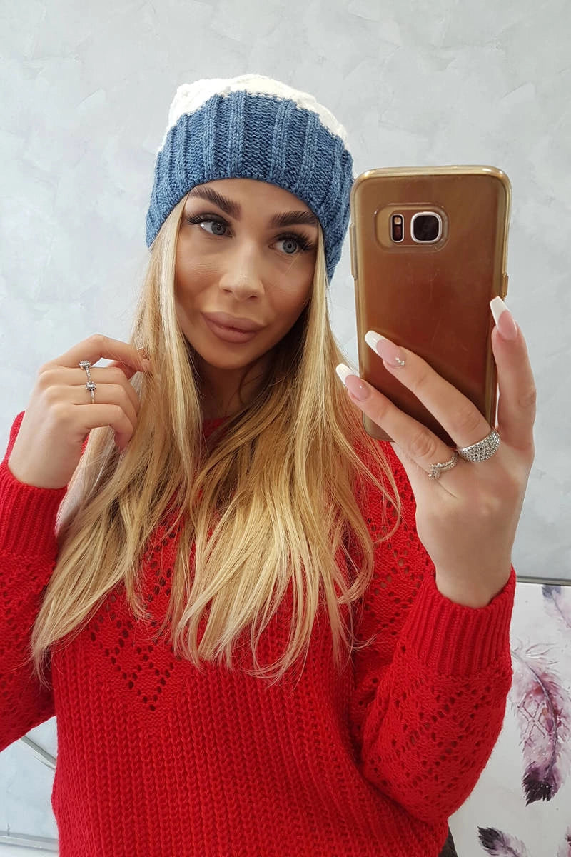Čapica с fleece Milano K203 ecru+džínsy univerzálne