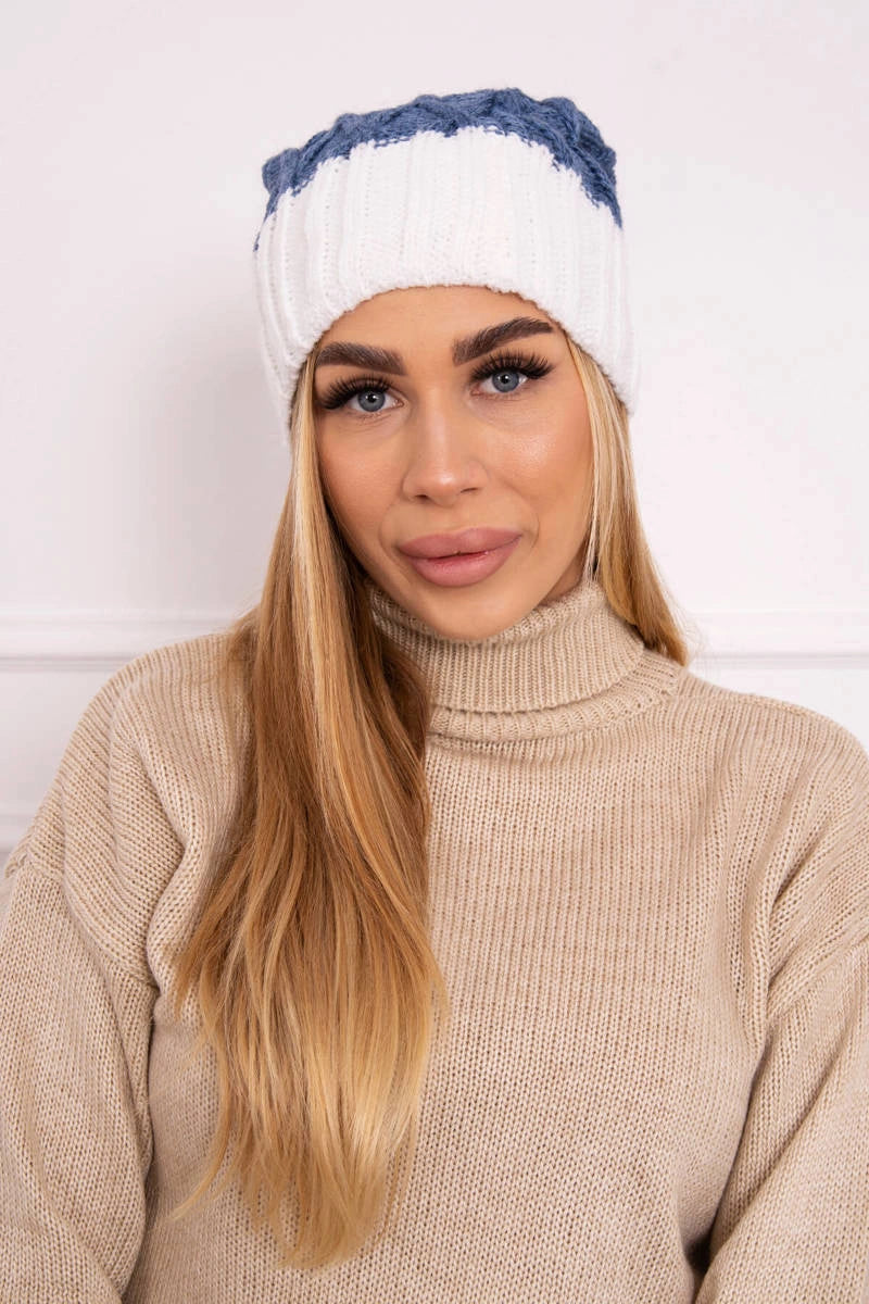 Čapica с fleece Milano K203 džínsy+ecru univerzálne