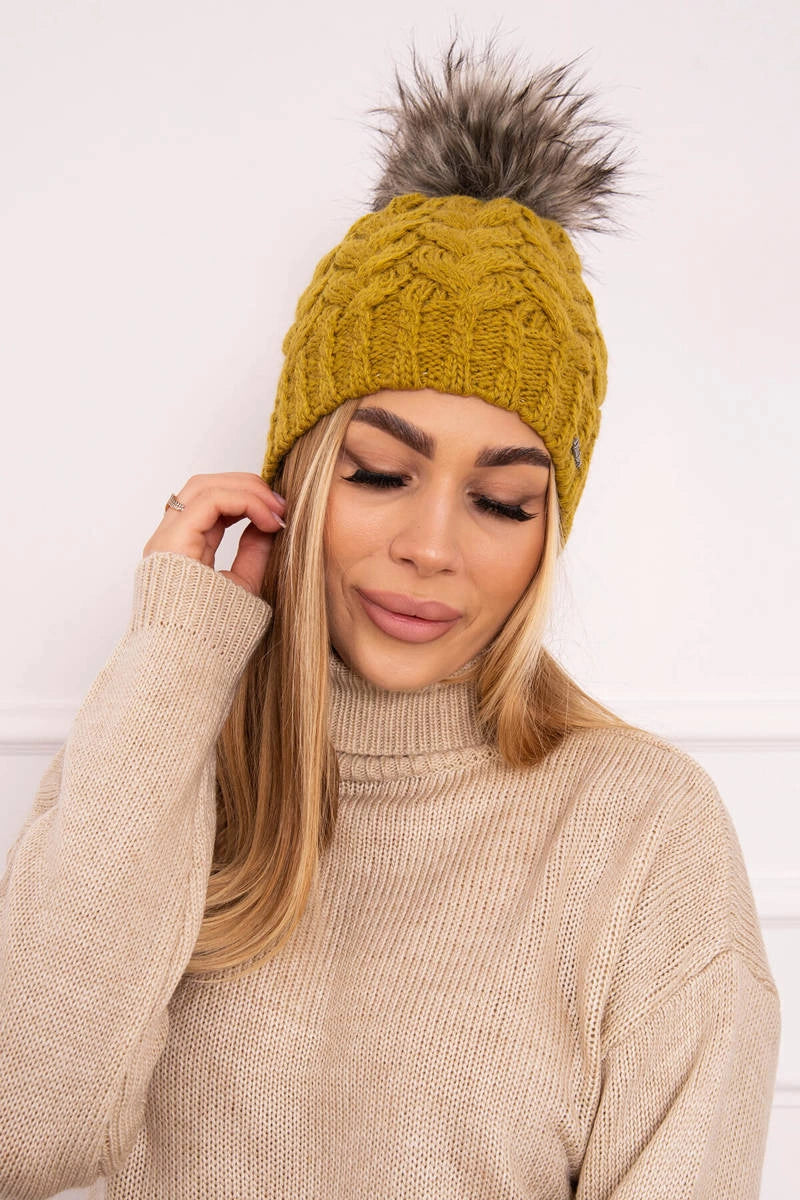 Čapica s fleece Daria K217 kiwi univerzálne