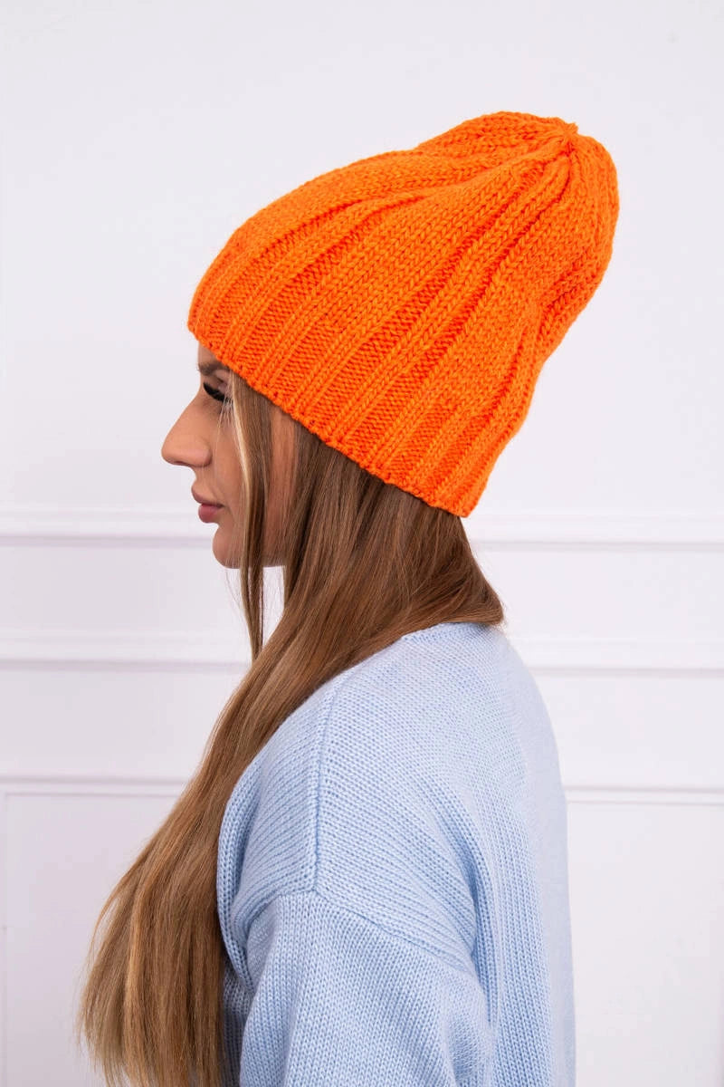 Čapica s fleece Ida K320 oranžová univerzálne