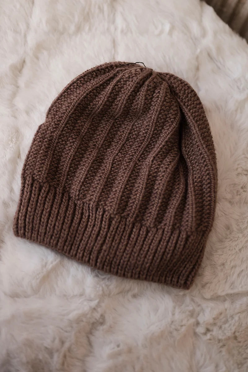 Čapica s fleece Anna K238 mocca univerzálne