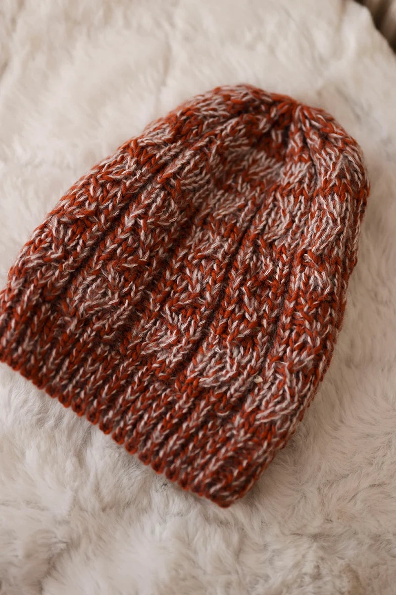 Čapica s fleece Melisa K241 ruda univerzálne