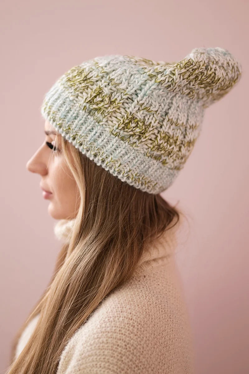 Čapica s fleece Melisa K241 mäta+oliva univerzálne
