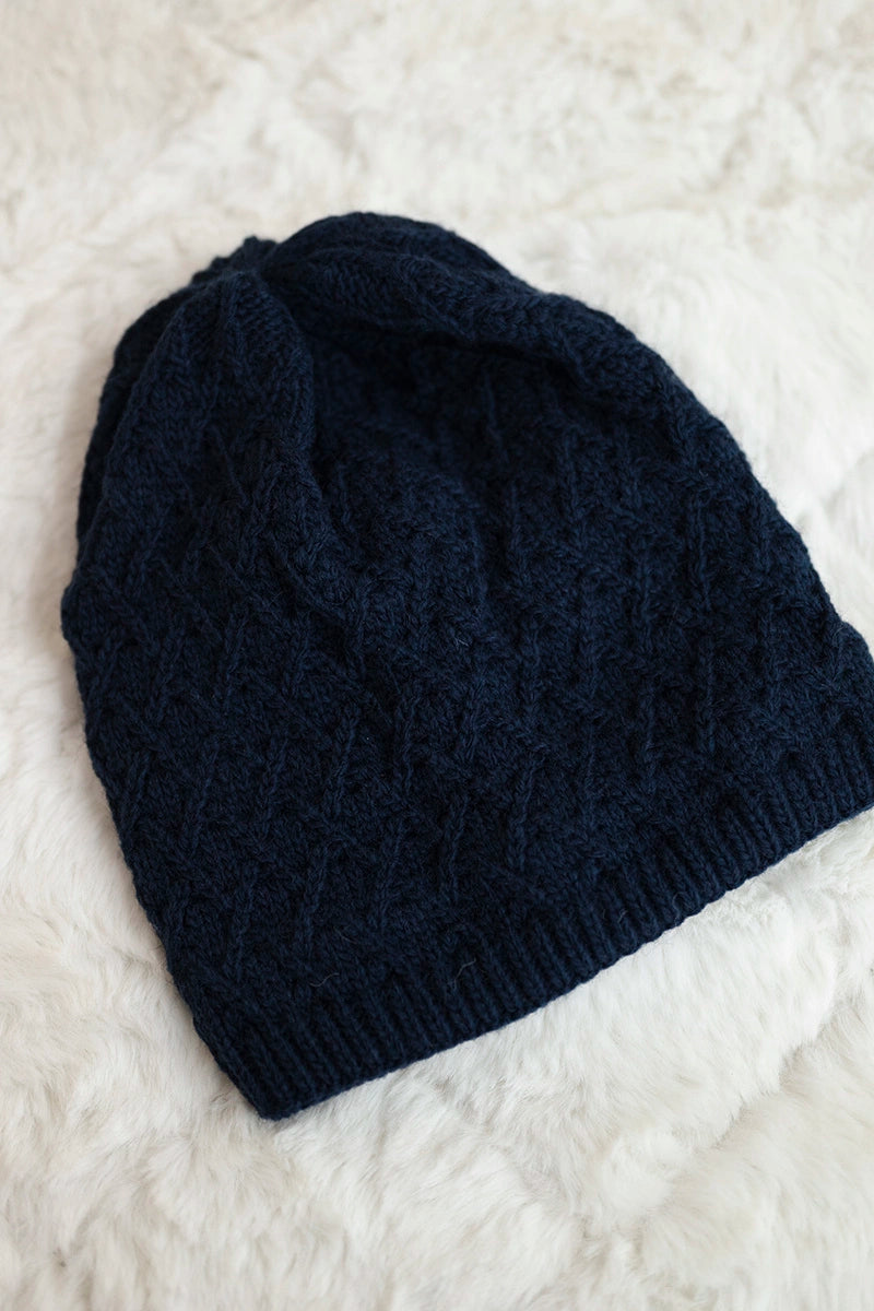 Čapica s fleece Kratka K204 námornícka modrá univerzálne