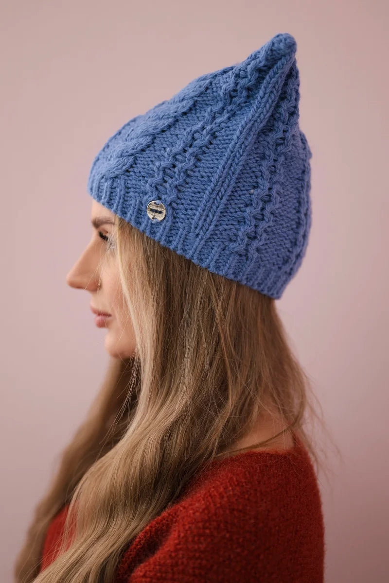 Čapica s fleece Rabbid K237 svetlý denim univerzálne