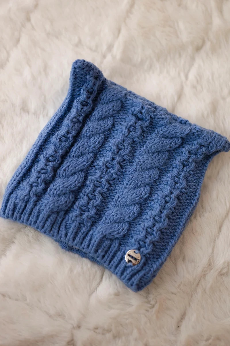 Čapica s fleece Rabbid K237 svetlý denim univerzálne