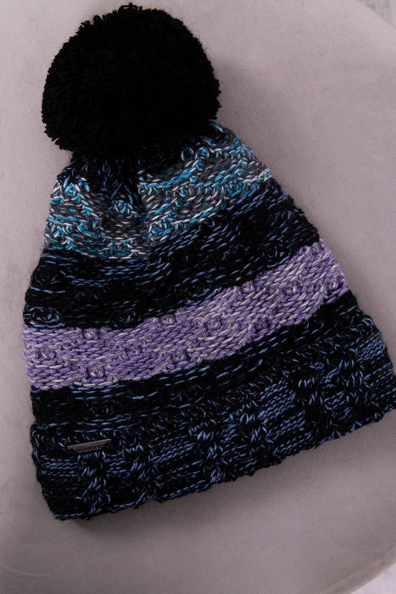 Čapica s fleece Pola K267 fialová + žltá univerzálne
