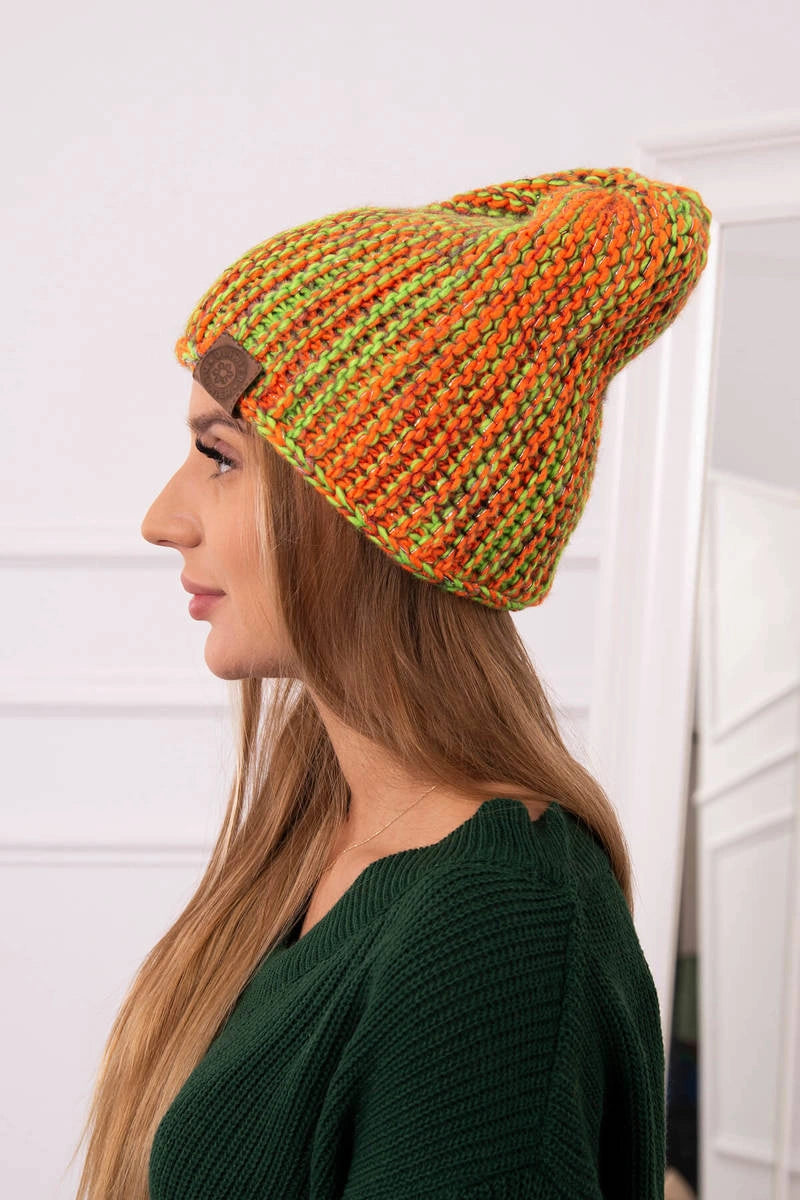 Čapica s fleece Zoja K306 zelený neón univerzálne