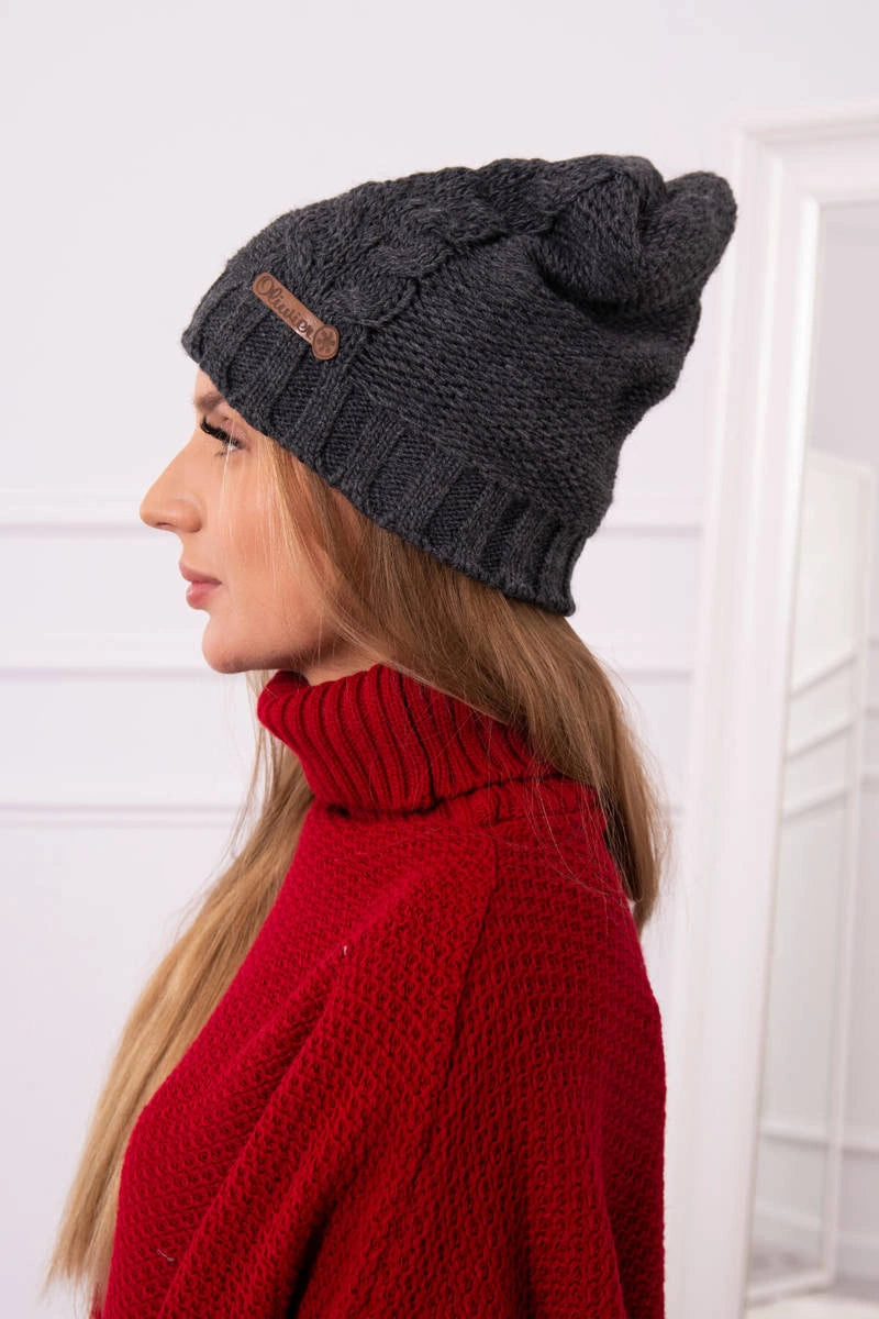 Čapica s fleece Ula K271 grafit univerzálne