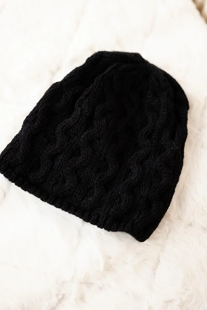 Čapica s fleece Teresa K285 čierna univerzálne