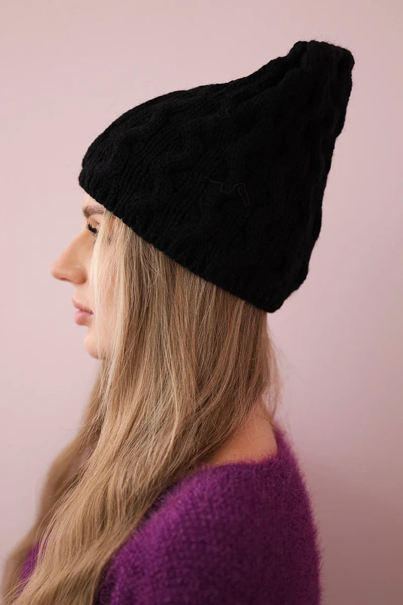 Čapica s fleece Teresa K285 čierna univerzálne