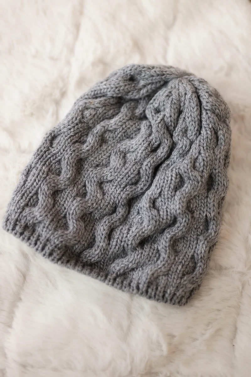 Čapica s fleece Teresa K285 tmavošedý univerzálne