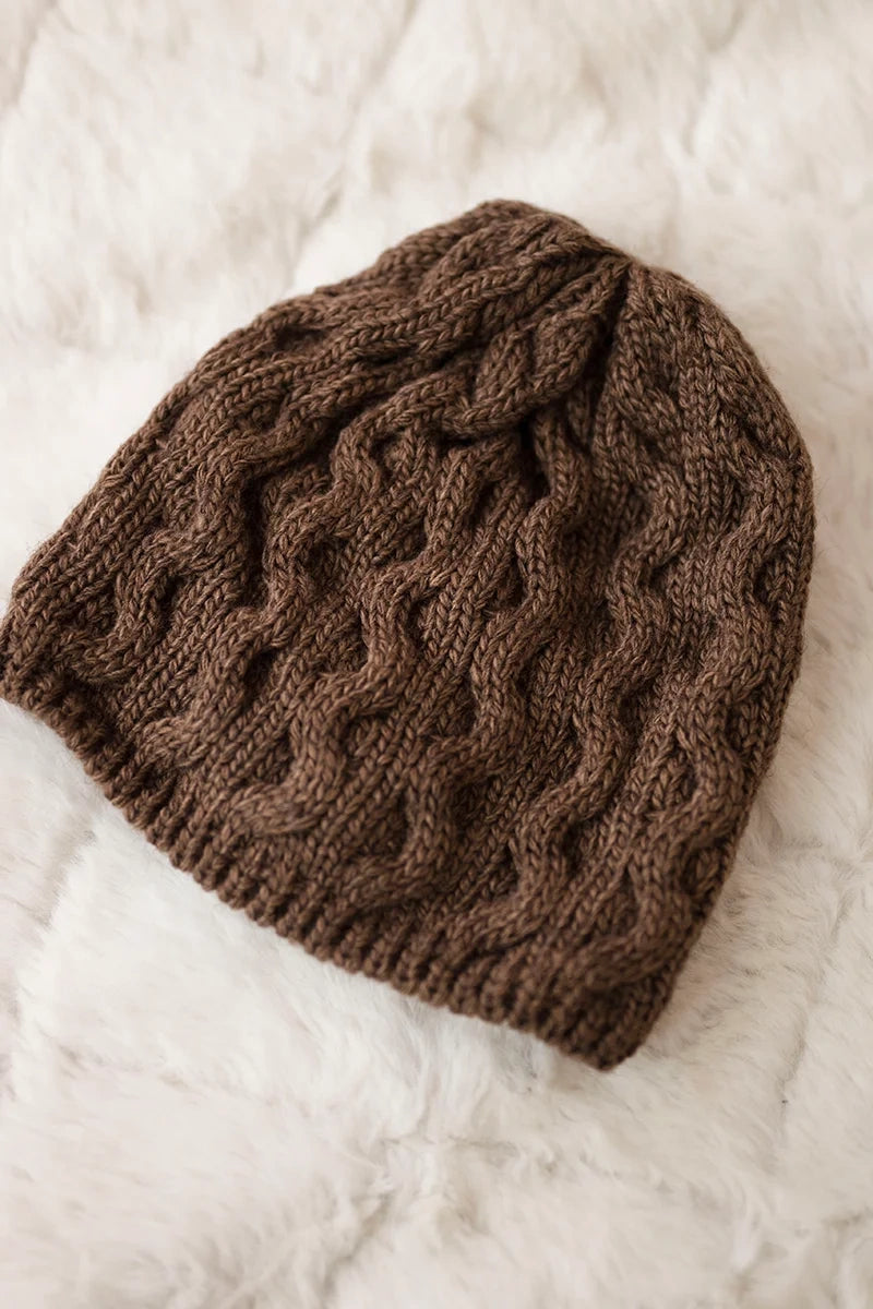 Čapica s fleece Teresa K285 mocca univerzálne