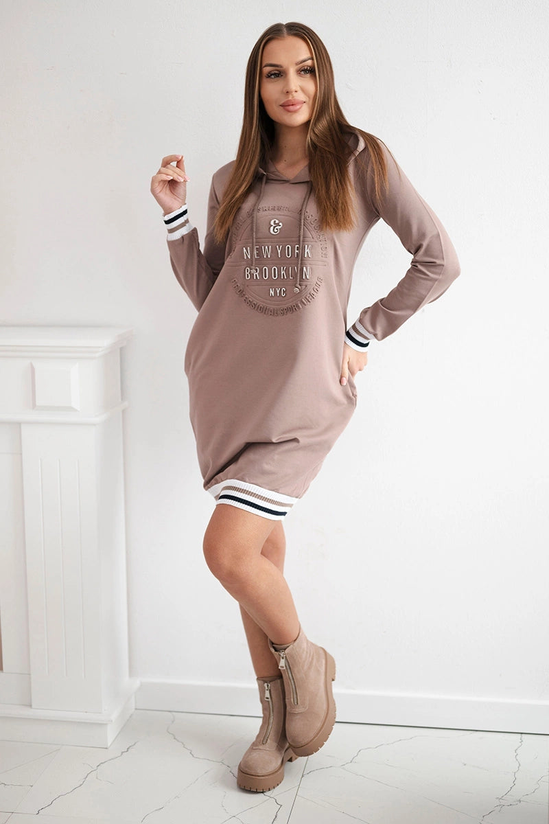Šaty Brooklyn mocca univerzálne