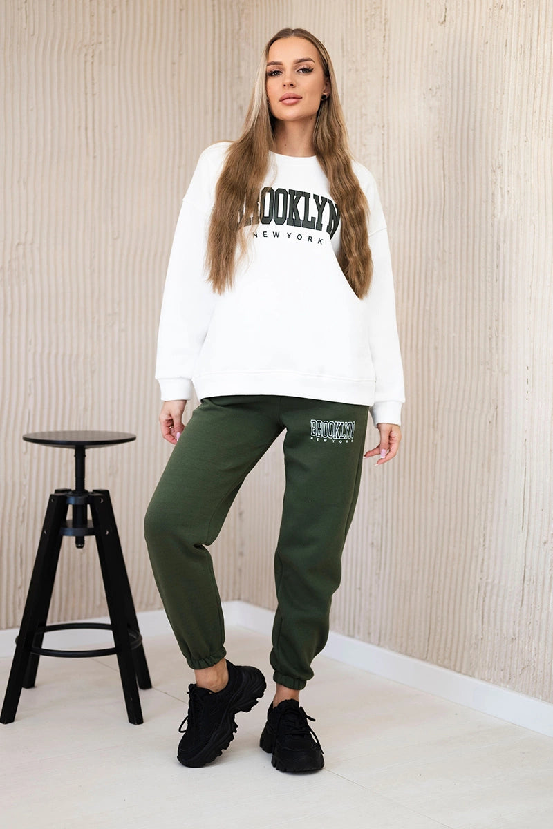Zateplená souprava Brooklyn khaki