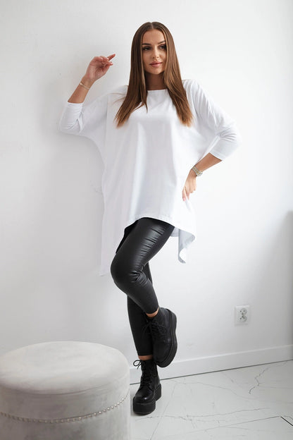 Blúzka oversize biela univerzálne