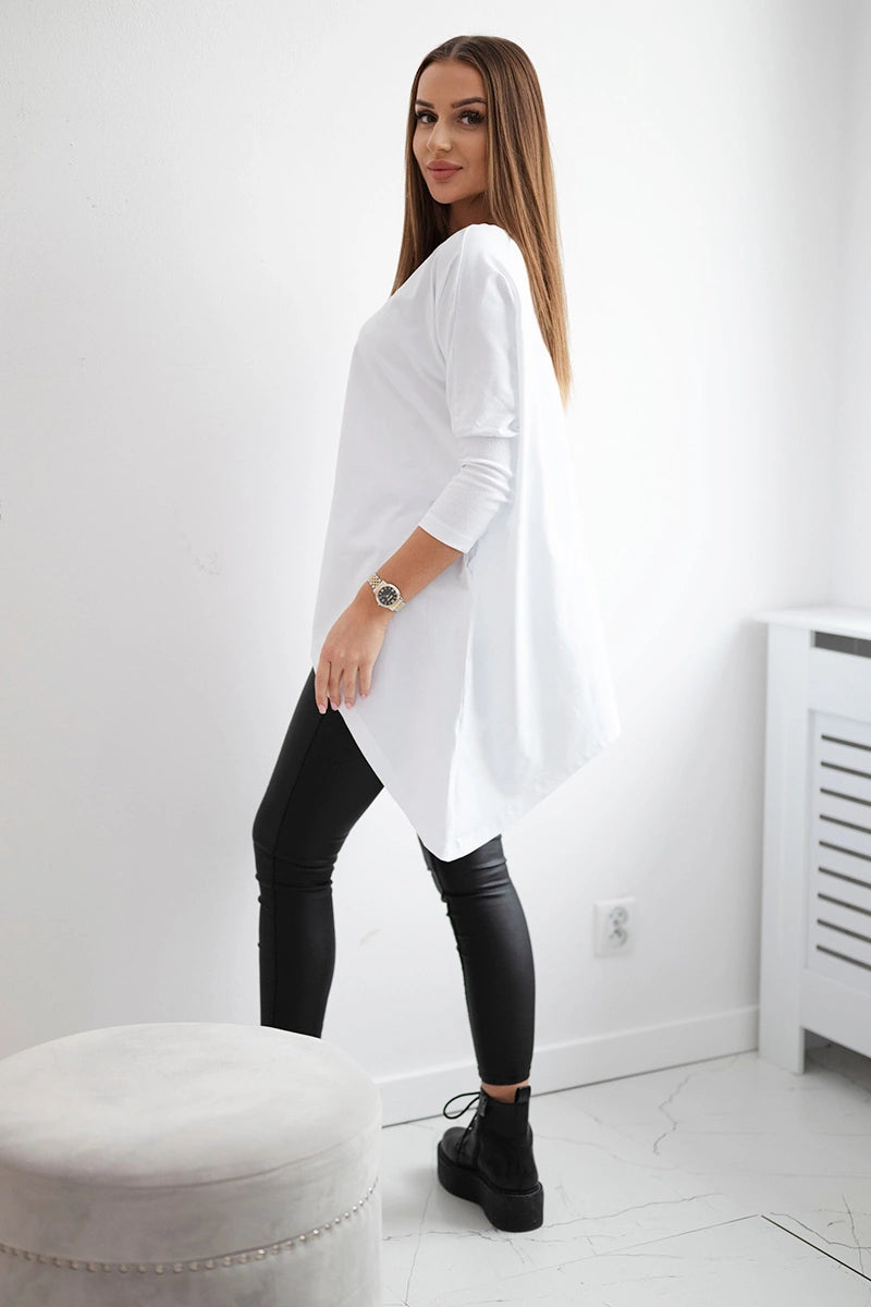 Blúzka oversize biela univerzálne