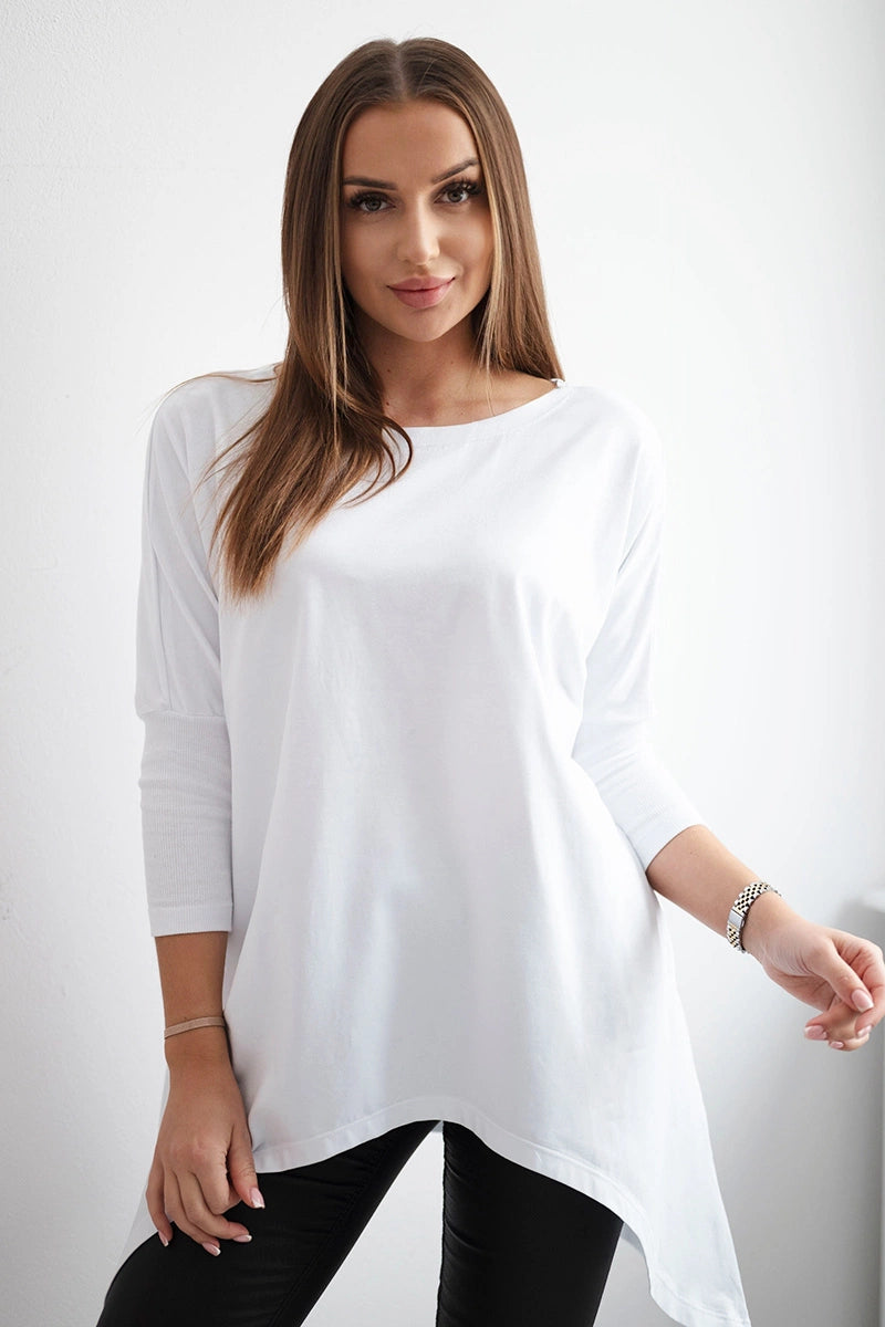 Blúzka oversize biela univerzálne