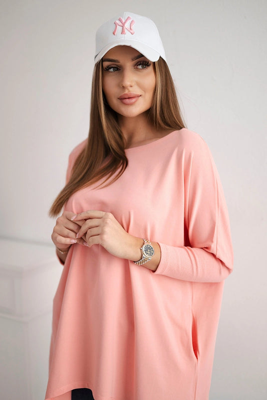 Blúzka oversize marhuľa univerzálne