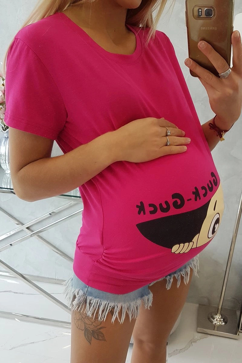 Materská blúzka Guck fuchsie M-L-XL