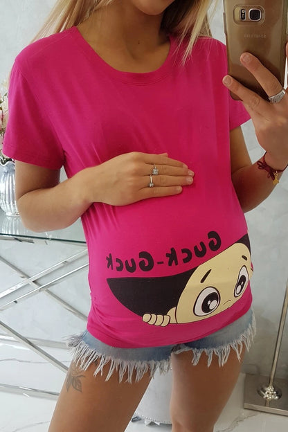 Materská blúzka Guck fuchsie M-L-XL