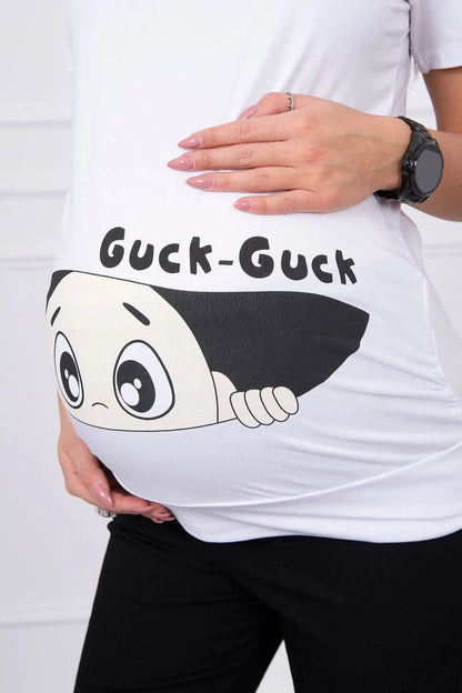 Materská blúzka Guck biela M-L-XL