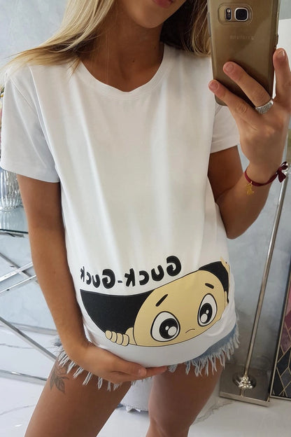 Materská blúzka Guck biela M-L-XL