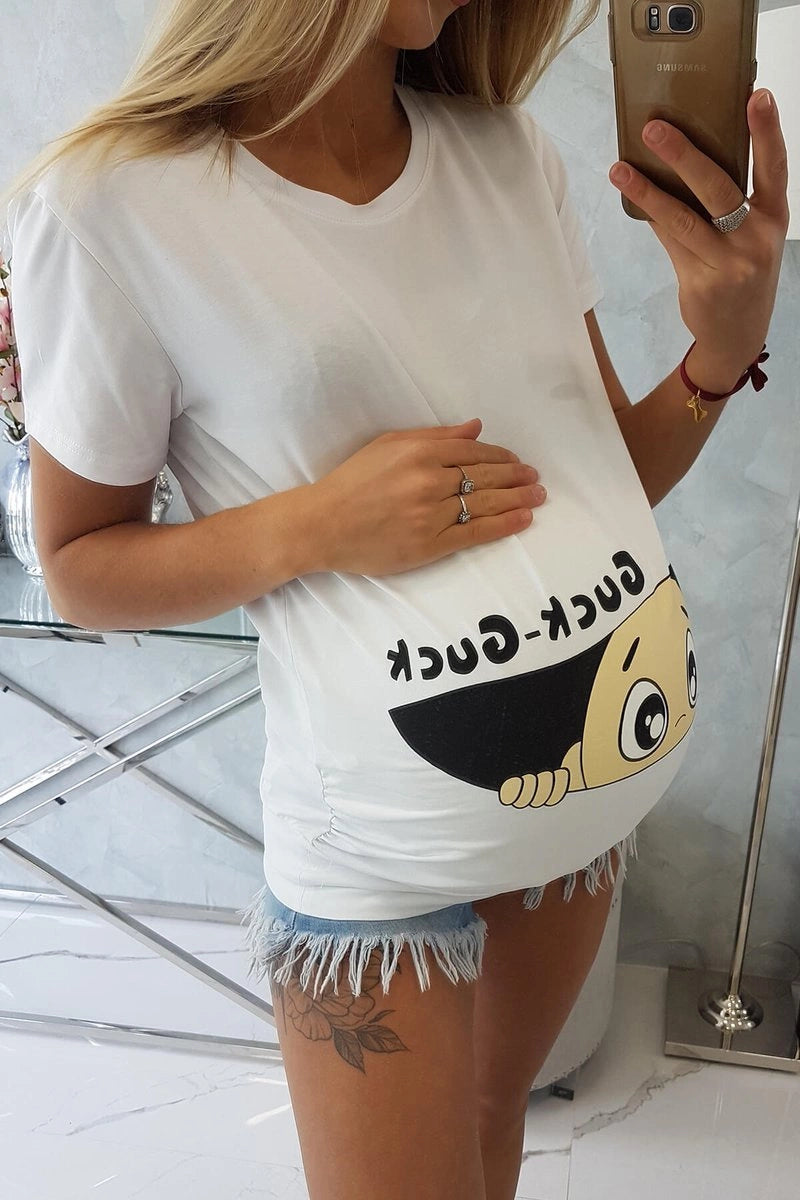 Materská blúzka Guck biela M-L-XL