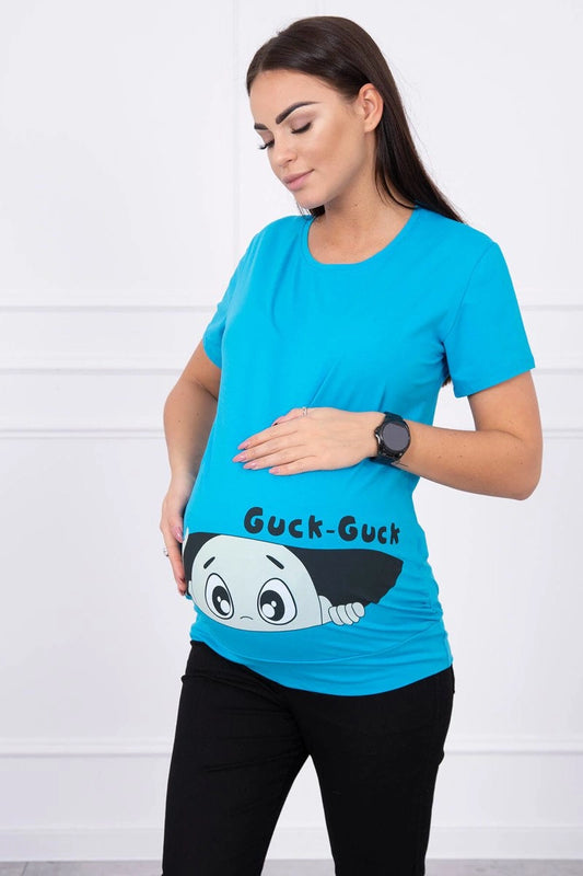 Materská blúzka Guck tyrkysový M-L-XL