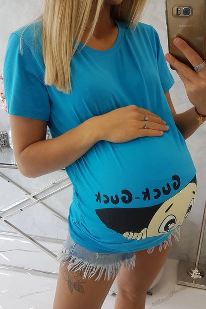 Materská blúzka Guck tyrkysový M-L-XL