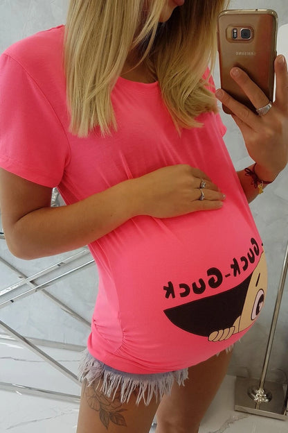 Materská blúzka Guck ružový neón M-L-XL