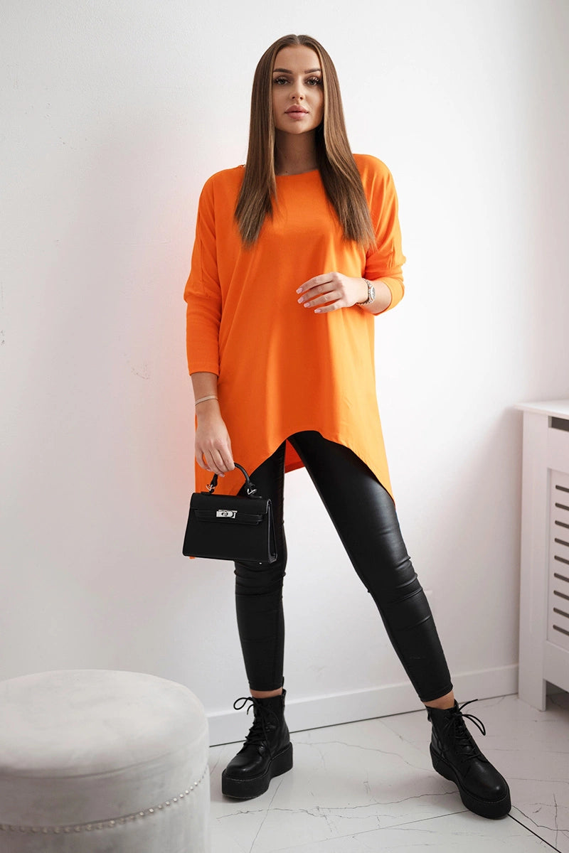 Blúzka oversize oranžový univerzálne