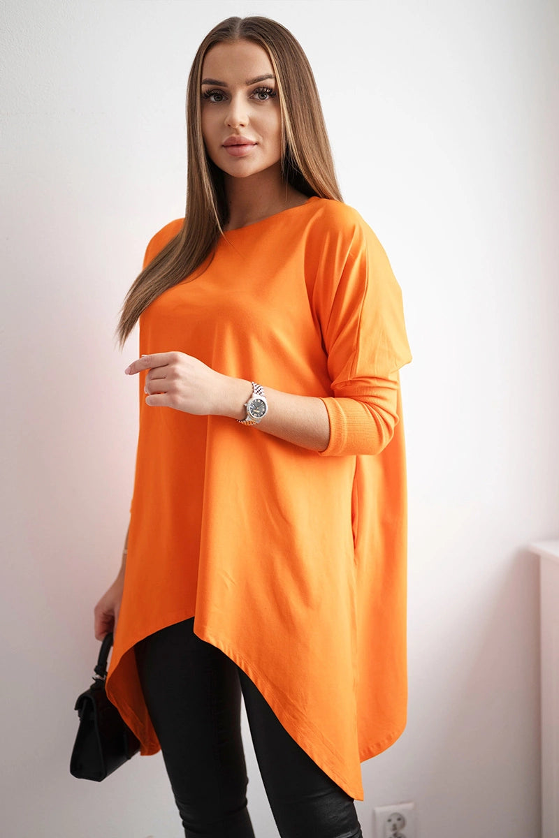 Blúzka oversize oranžový univerzálne