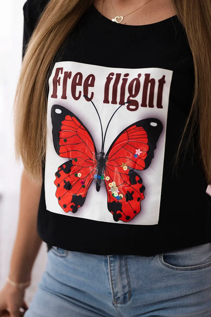 Blúzka Free Flight čierna univerzálne