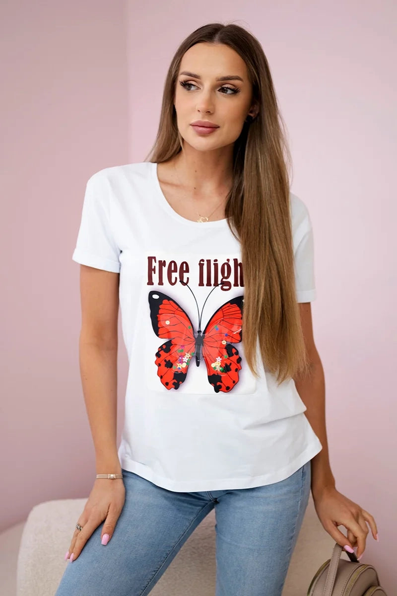 Blúzka Free Flight biela univerzálne