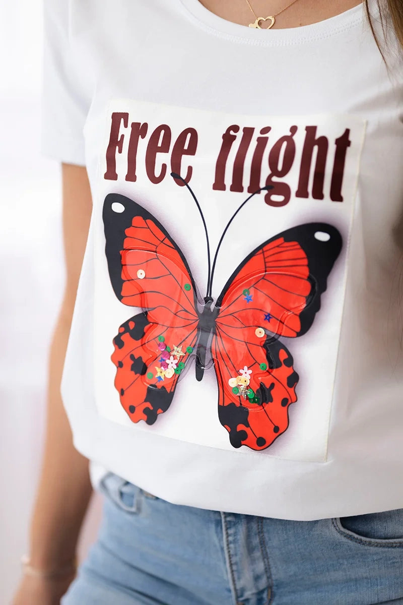 Blúzka Free Flight biela univerzálne