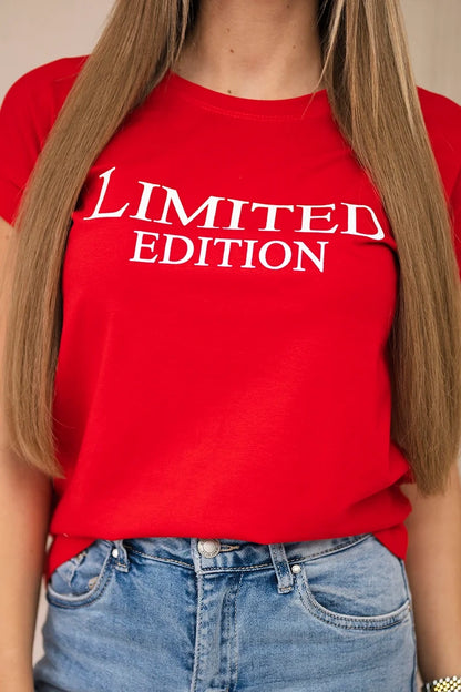 Blúzka Limited edition červená univerzálne