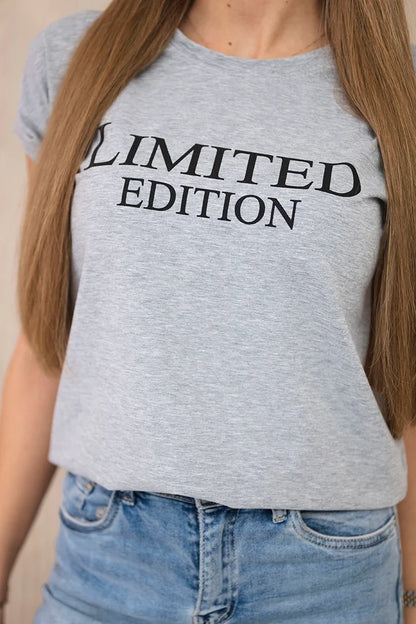Blúzka Limited edition šedá univerzálne