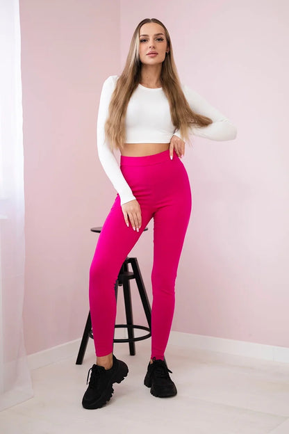 Nohavice legíny Brooklyn fuchsie univerzálne